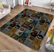 3D Bob Marley Non-Slip Rug Mat 163- Jess Art Decoration