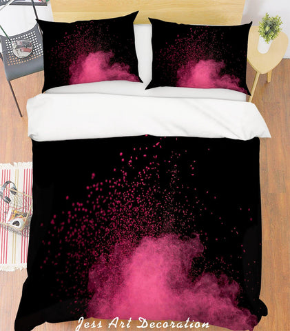 3D Red Air Mass Quilt Cover Set Bedding Set Pillowcases 37- Jess Art Decoration