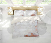 3D White Paint Red Brick Quilt Cover Set Bedding Set Pillowcases 52- Jess Art Decoration