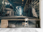 3D Industrial Iron Frame Factory Wall Mural Wallpaper GD 2700- Jess Art Decoration