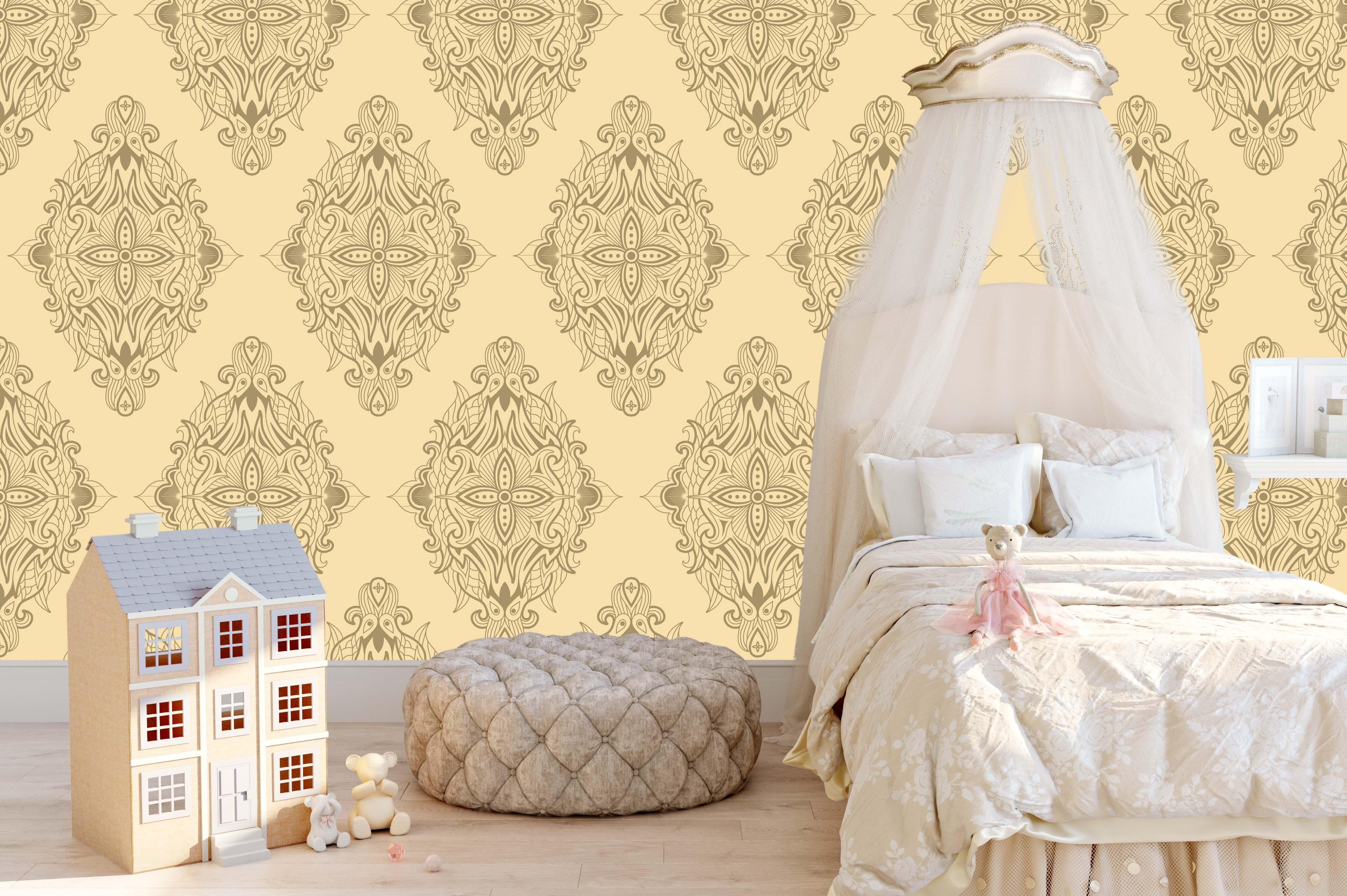 3D Yellow Pattern Wall Mural Wallpaper 165- Jess Art Decoration