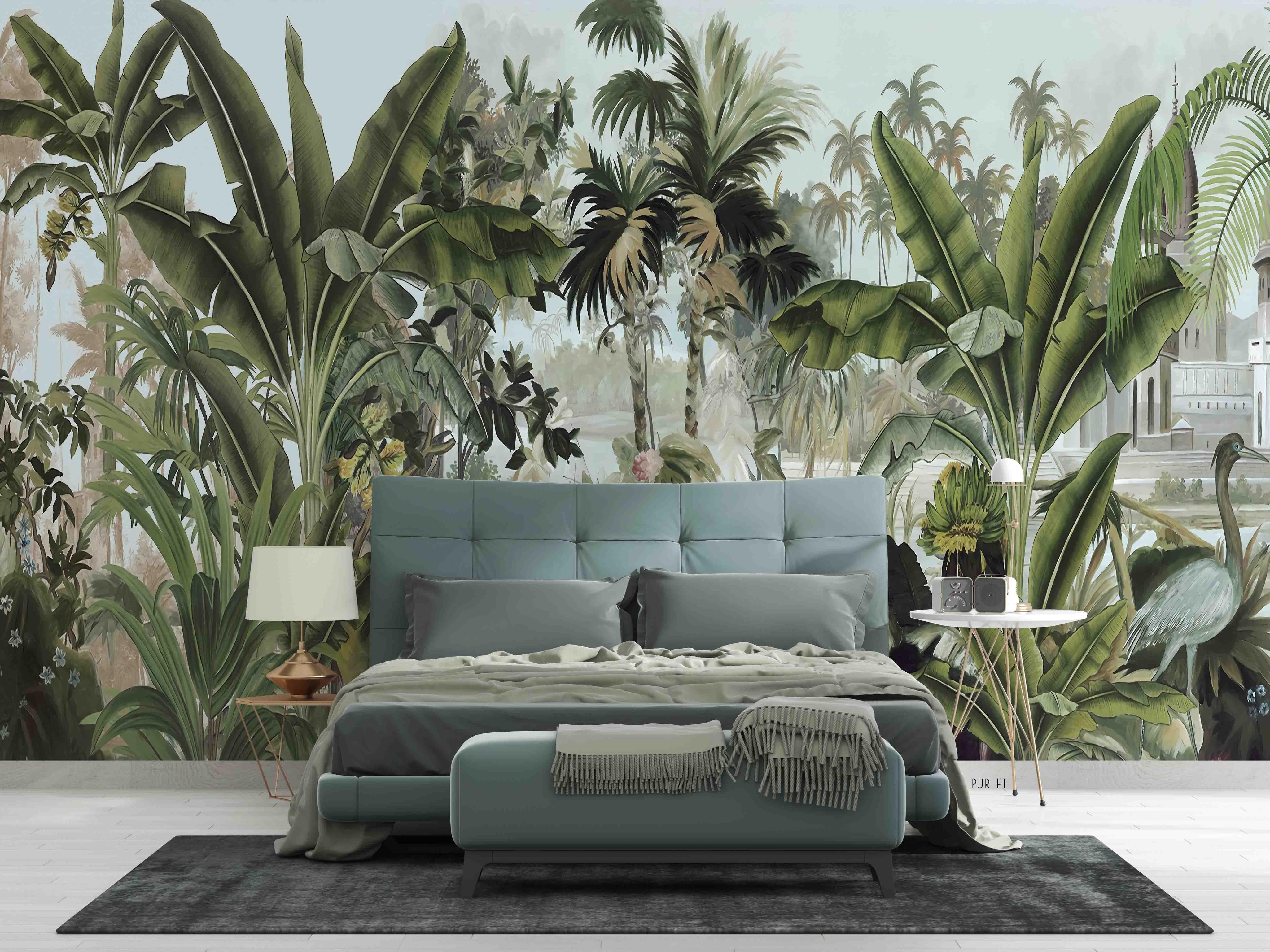 3D Painting Nature Plant Animal Wall Mural Wallpaper WJ 2065- Jess Art Decoration