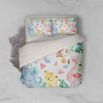 3D Leopard Elephant Flamingo Monkey Butterfly Quilt Cover Set Bedding Set Pillowcases 04- Jess Art Decoration