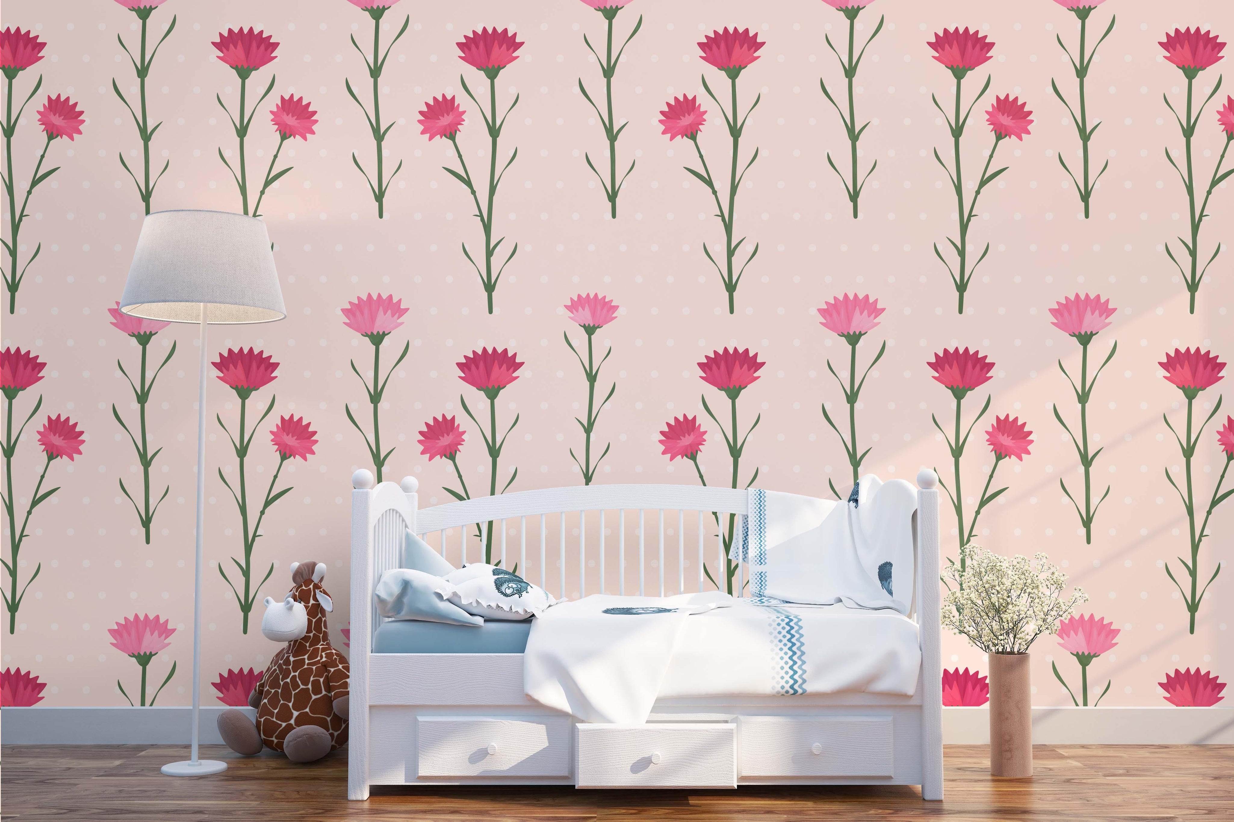 3D Carnation Flower Wall Mural Wallpaper 31- Jess Art Decoration
