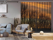 3D Woods Golden Sky Cloud Curtains and Drapes GD 2223- Jess Art Decoration