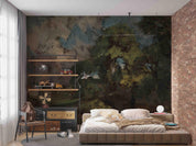 3D Forest Landscape Trees Oil Painting Wall Mural Wallpaper GD 4446- Jess Art Decoration
