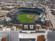 3D Aerial View Coors Field Wall Mural Wallpaper GD 1509- Jess Art Decoration