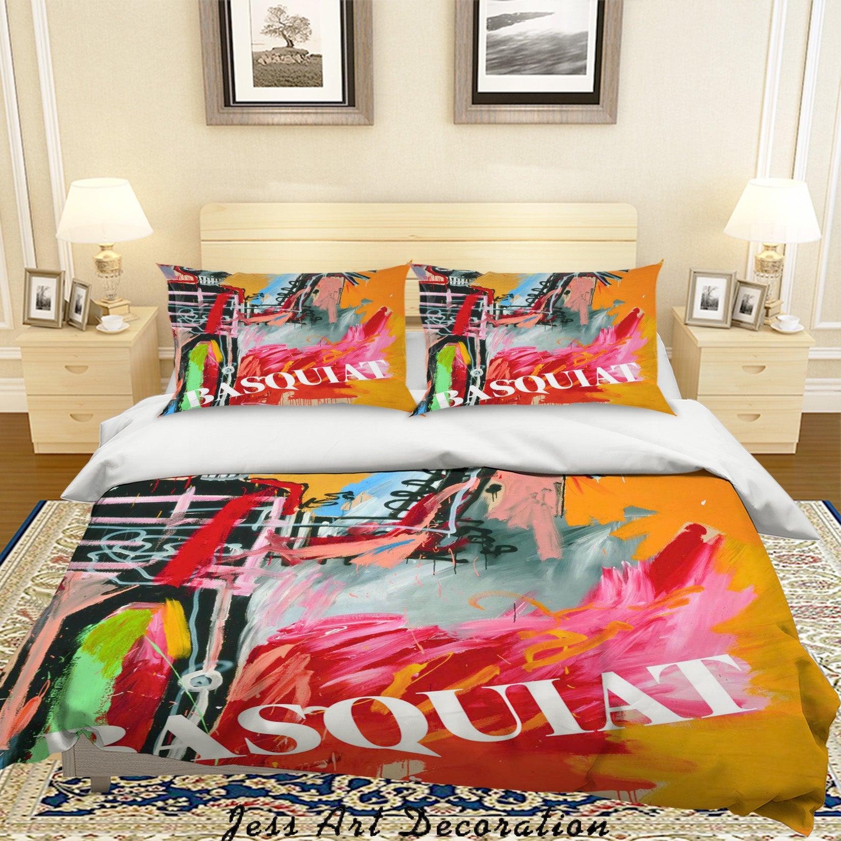 3D Abstract Colorful Quilt Cover Set Bedding Set Duvet Cover Pillowcases LXL- Jess Art Decoration
