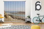 3D River Plant Sand Hill Scenery Curtains and Drapes GD 1268- Jess Art Decoration