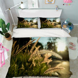 3D Sunset Bristlegrass Quilt Cover Set Bedding Set Pillowcases 70- Jess Art Decoration
