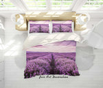 3D Lavender Estate Quilt Cover Set Bedding Set Pillowcases 27- Jess Art Decoration