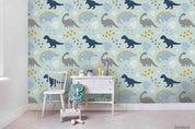 3D Hand Drawn Animal Dinosaur Wall Mural Wallpaper LQH 46- Jess Art Decoration