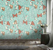 3D floral butterfly pattern wall mural wallpaper 35- Jess Art Decoration