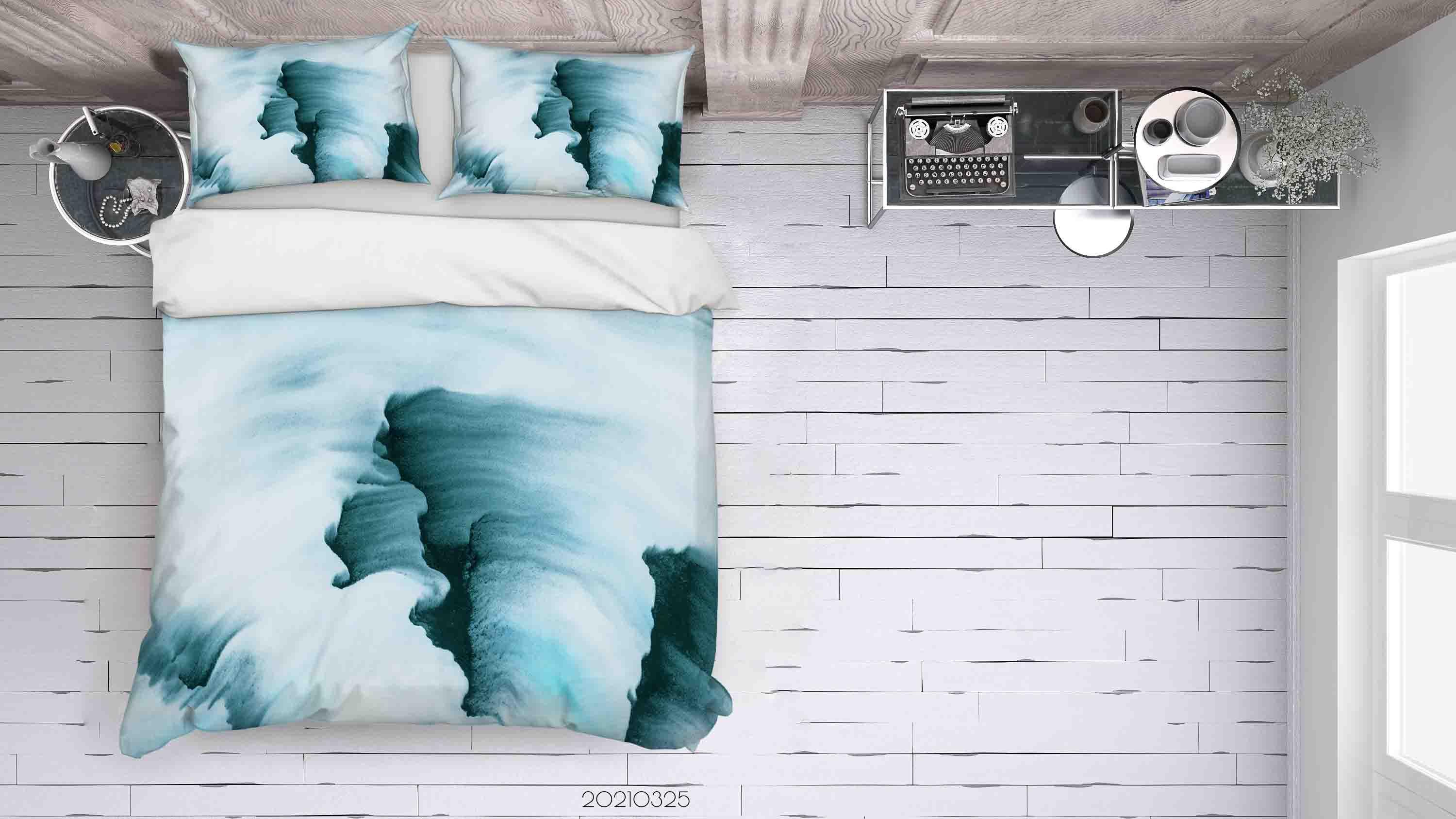 3D Abstract Ink Painting Quilt Cover Set Bedding Set Duvet Cover Pillowcases 283- Jess Art Decoration