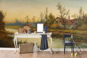 3D countryside oil painting wall mural wallpaper 43- Jess Art Decoration