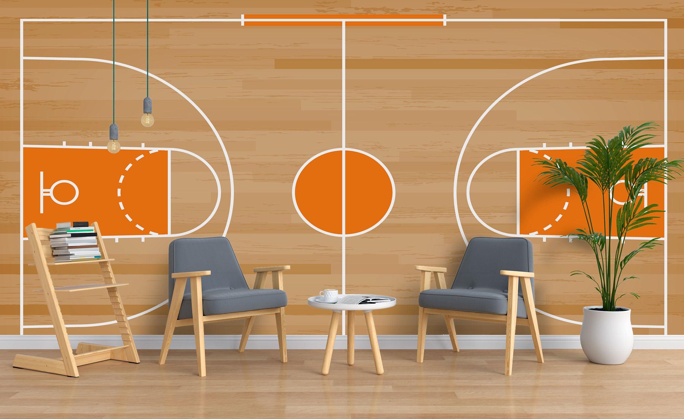 3D Basketball Court Wall Mural Wallpaper 51- Jess Art Decoration