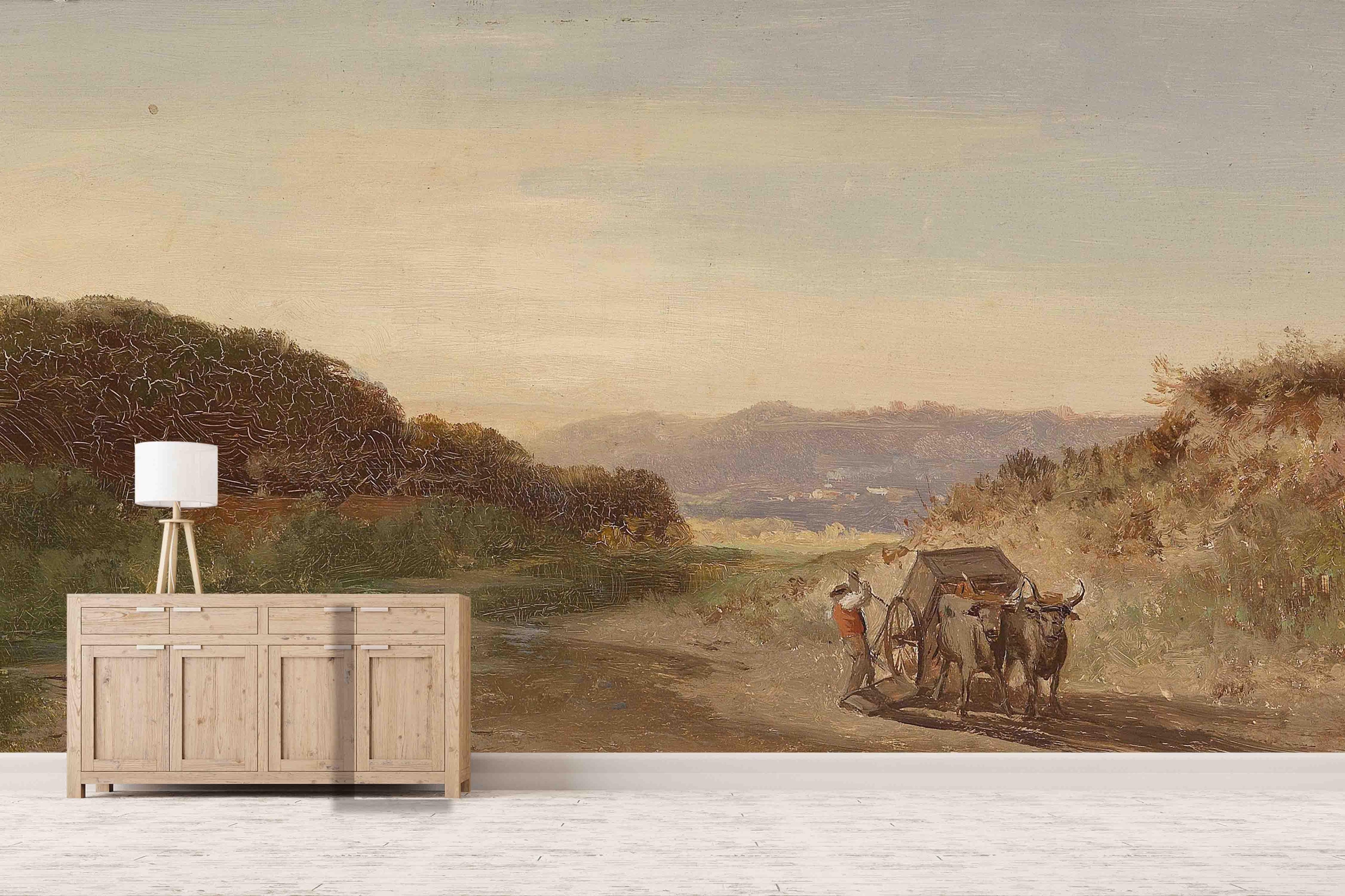 3D European Style Garden  Oil Painting Wall Mural Wallpaper 23- Jess Art Decoration