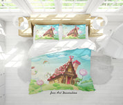 3D Cartoon Illustration Pattern Quilt Cover Set Bedding Set Duvet Cover Pillowcases 79- Jess Art Decoration