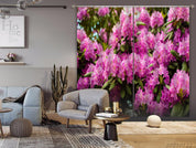3D Purple Floral Curtains and Drapes LQH 154- Jess Art Decoration