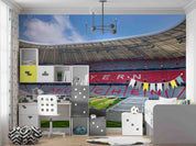 3D Germany Allianz Arena Wall Mural Wallpaper GD 70- Jess Art Decoration