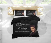 3D Elvis Presley Rock Star Quilt Cover Set Bedding Set Duvet Cover Pillowcases JN 1198- Jess Art Decoration