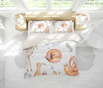 3D Fox Deer Snow Sock Quilt Cover Set Bedding Set Pillowcases 15- Jess Art Decoration