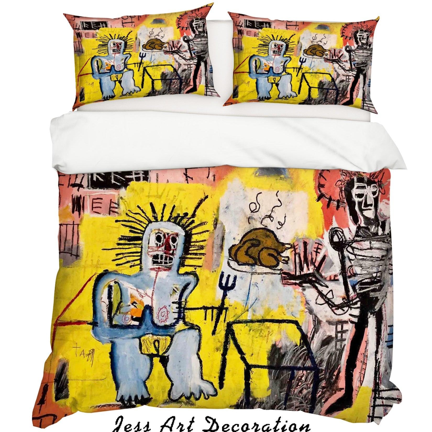 3D Abstract Colorful Figure Quilt Cover Set Bedding Set Duvet Cover Pillowcases LXL- Jess Art Decoration