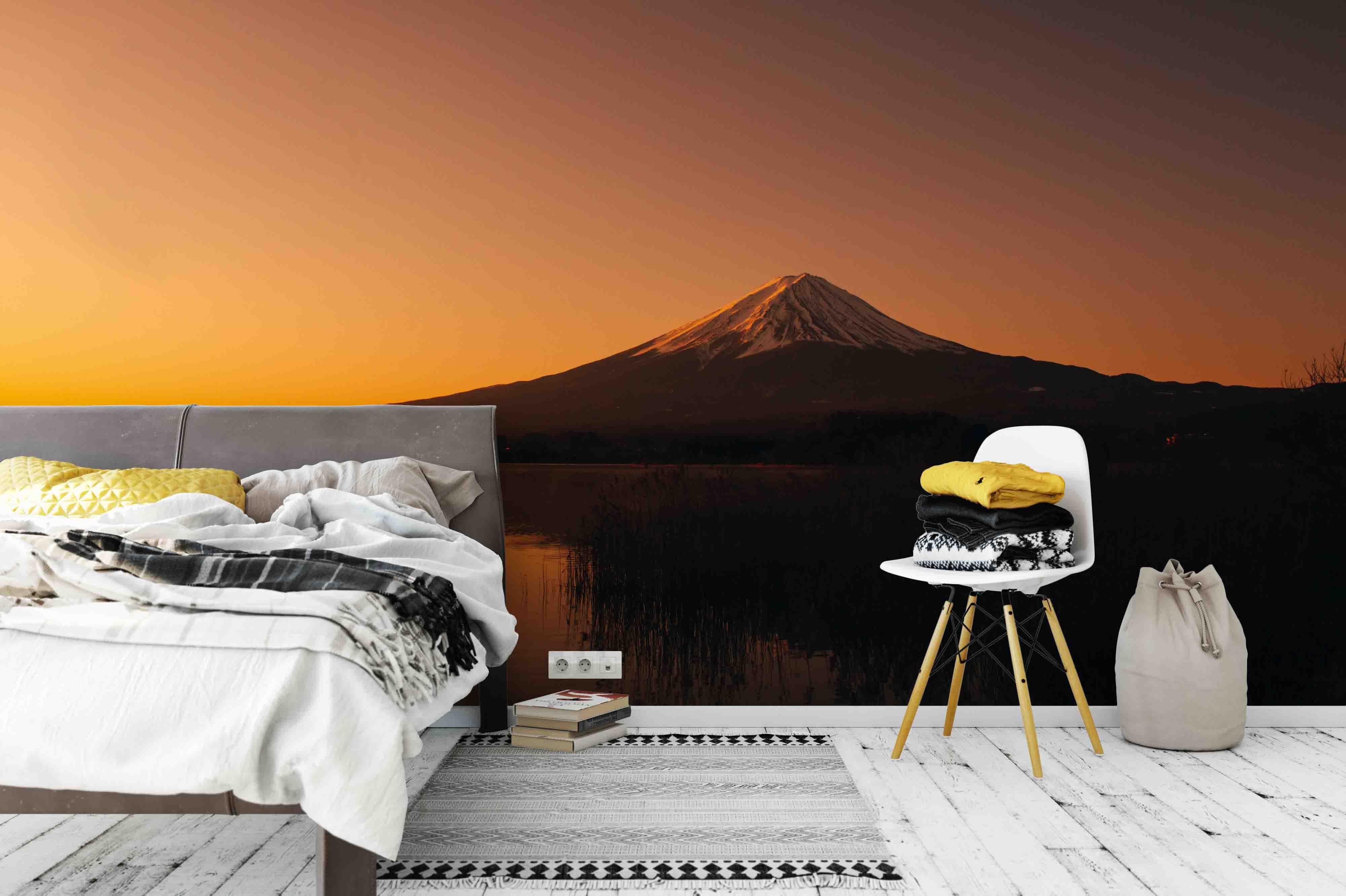 3D Dawn Sunrise Mountain Wall Mural Wallpaper sww 9- Jess Art Decoration