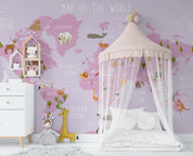 3D world map wall mural wallpaper 14- Jess Art Decoration