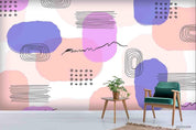 3D Abstract Geometric Pattern Colorful Wall Mural Wallpaper LXL- Jess Art Decoration