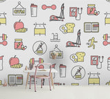 3D Cartoon Pattern Wall Mural Wallpaper 42- Jess Art Decoration