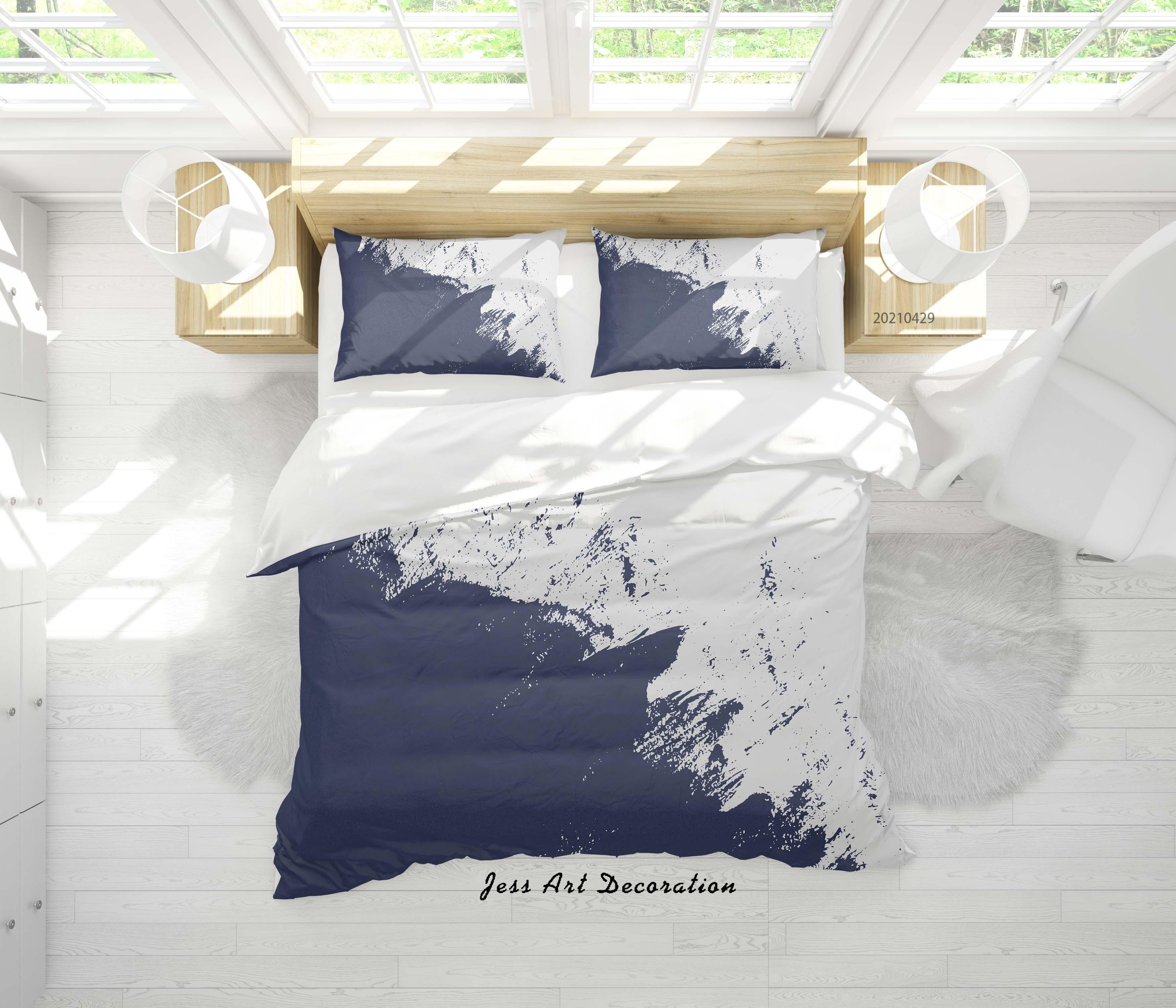 3D Abstract Graffiti Quilt Cover Set Bedding Set Duvet Cover Pillowcases 215- Jess Art Decoration