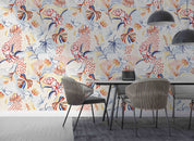 3D Watercolor Tropical Leaves Floral Colorful Wall Mural Wallpaper GD 21- Jess Art Decoration