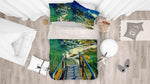 3D Green Sea Quilt Cover Set Bedding Set Pillowcases 58- Jess Art Decoration