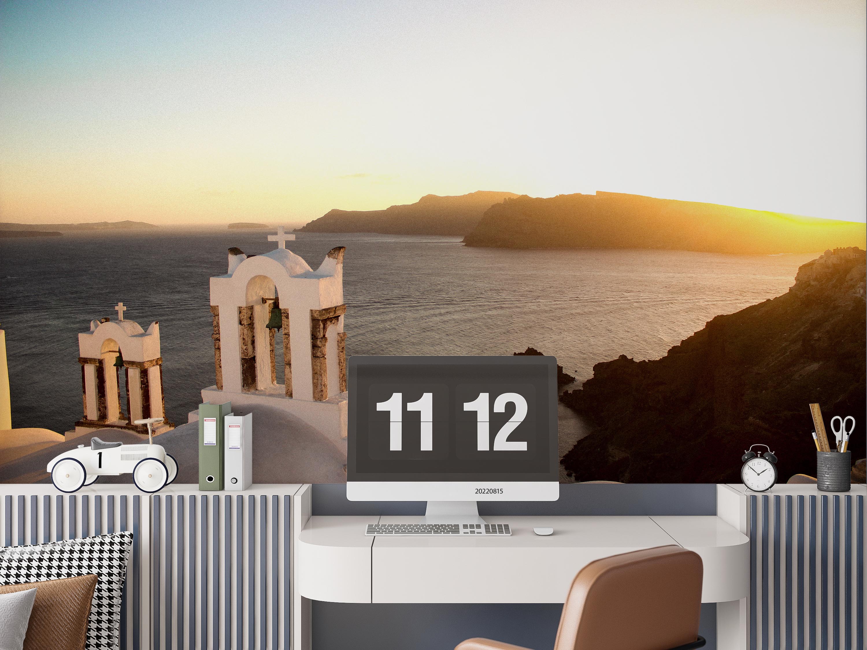 3D Coastal Landscape Sunset Sea Wall Mural Wallpaper GD 2829- Jess Art Decoration