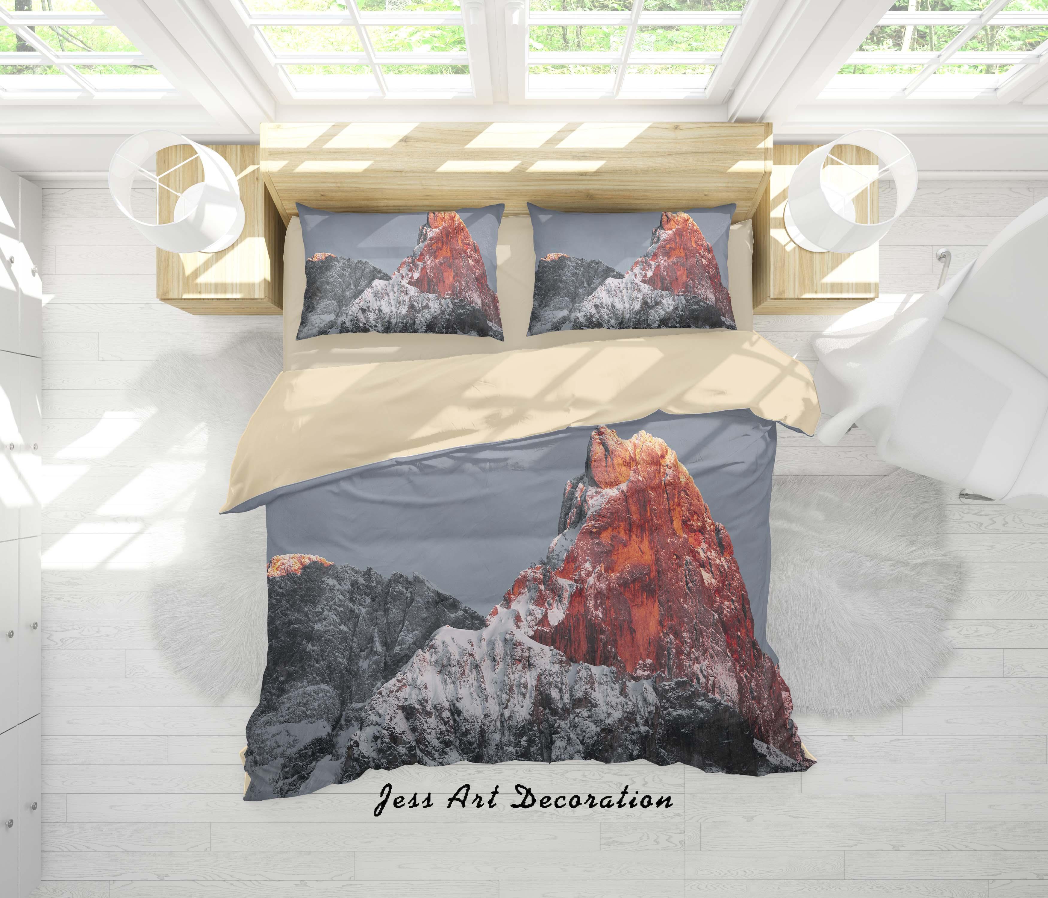 3D Rock Sky Quilt Cover Set Bedding Set Duvet Cover Pillowcases A328 LQH- Jess Art Decoration