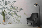 3D Chinese Bamboo Bird Wall Mural Wallpaper sww 192- Jess Art Decoration