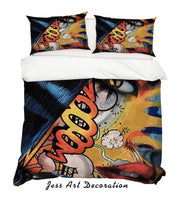 3D Abstract Colorful Figure Child Quilt Cover Set Bedding Set Duvet Cover Pillowcases LXL- Jess Art Decoration