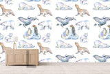 3D marine animal background wall mural wallpaper 15- Jess Art Decoration