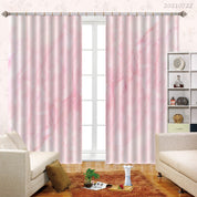 3D Pink Marble Texture Curtains and Drapes LQH 432- Jess Art Decoration