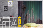 3D Woods Night Star Sky Landscape Curtains and Drapes GD 2577- Jess Art Decoration