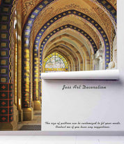 3D Corridor Arch Building Window Wall Mural Wallpaper 74- Jess Art Decoration