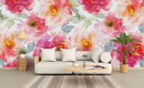 3D Watercolor Pink Floral Wall Mural Wallpaper 56- Jess Art Decoration