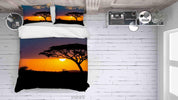 3D Sunset Sky Tree Landscape Quilt Cover Set Bedding Set Duvet Cover Pillowcases 48 LQH- Jess Art Decoration