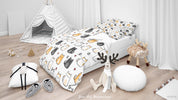 3D Cartoon Cat Quilt Cover Set Bedding Set Duvet Cover Pillowcases LXL 43- Jess Art Decoration