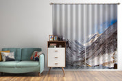 3D Snow Mountain Highway Cloud Curtains and Drapes GD 742- Jess Art Decoration