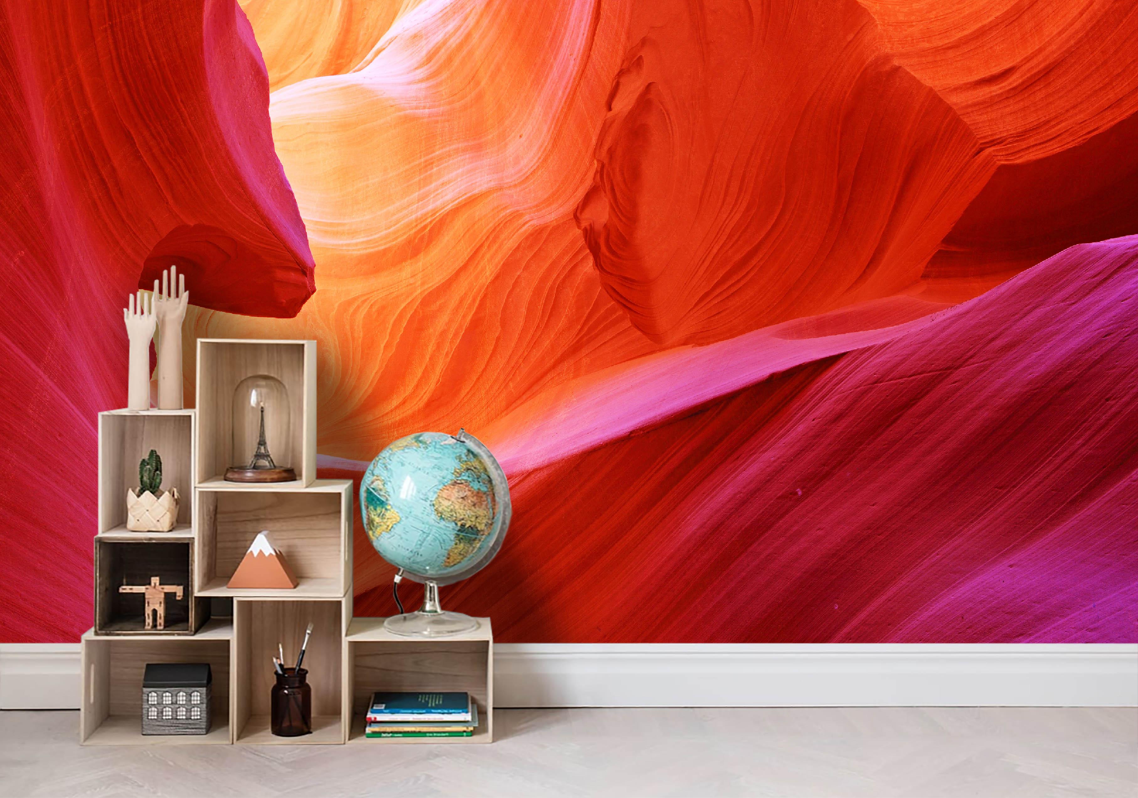 3D Red Rock Background Wall Mural Wallpaper 4- Jess Art Decoration