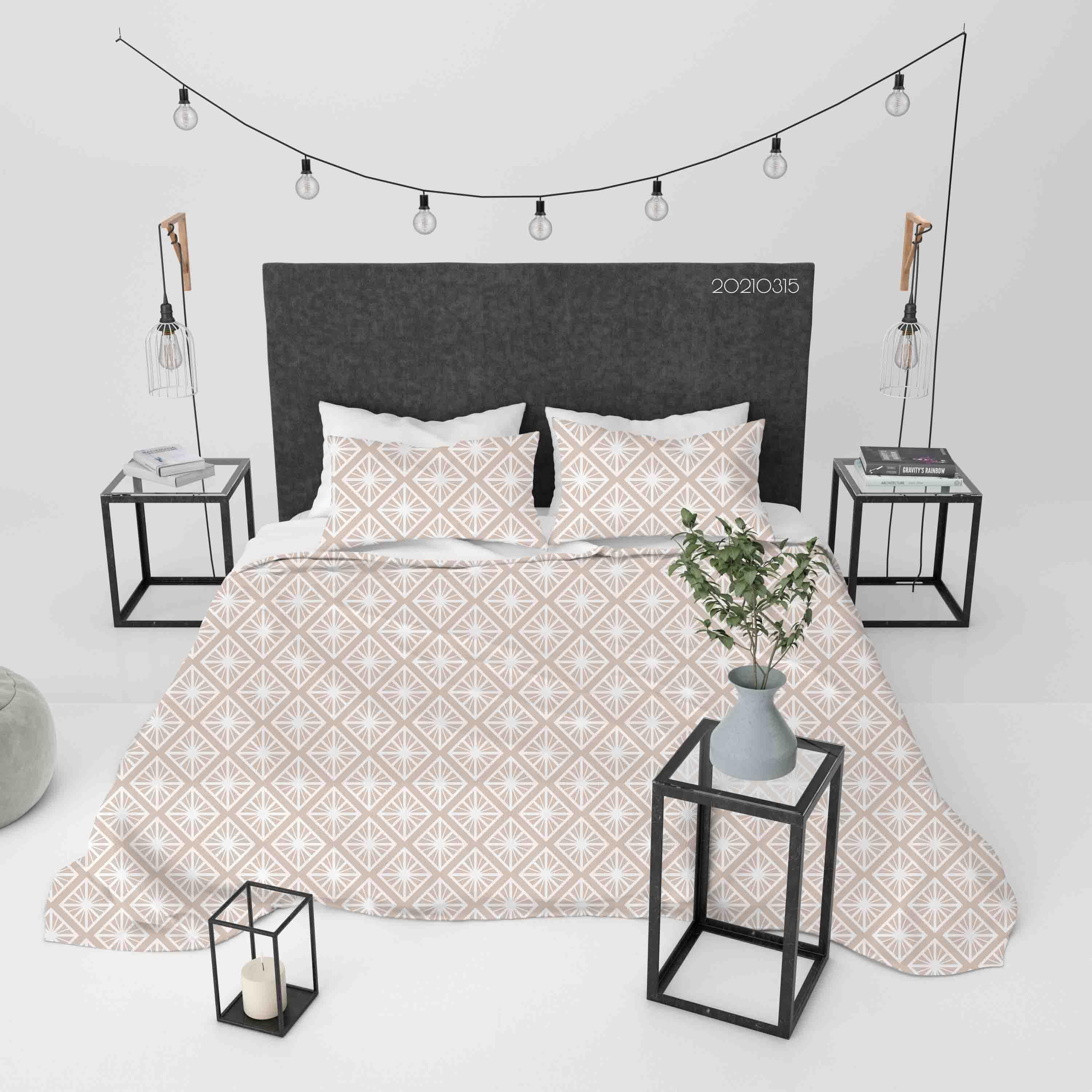 3D Abstract Geometric Art Decoration Quilt Cover Set Bedding Set Duvet Cover Pillowcases 243- Jess Art Decoration