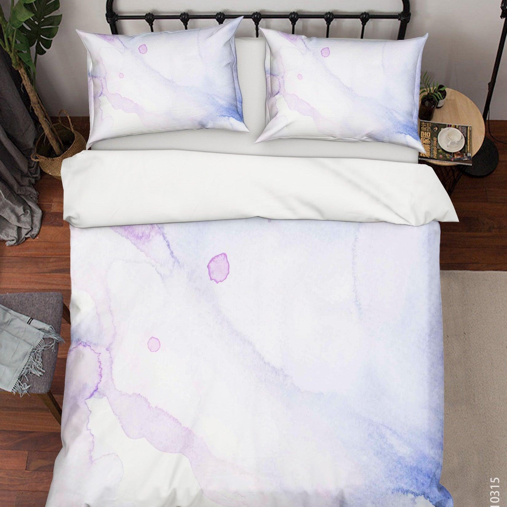 3D Watercolor Pattern Quilt Cover Set Bedding Set Duvet Cover Pillowcases 38- Jess Art Decoration
