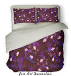 3D Color Flowers Pattern Quilt Cover Set Bedding Set Pillowcases  50- Jess Art Decoration